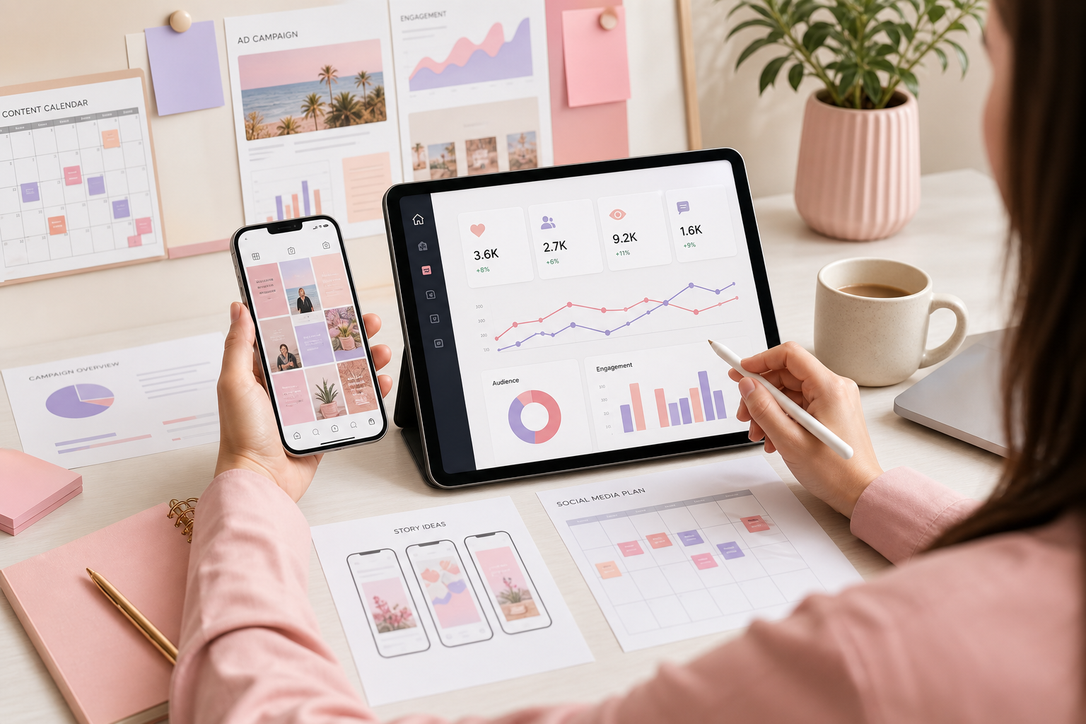 Digital marketing and social media campaign planning