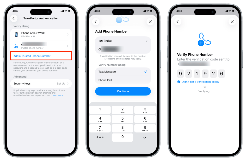 Risk of losing 2FA account access when changing SIM cards and phone numbers overseas.